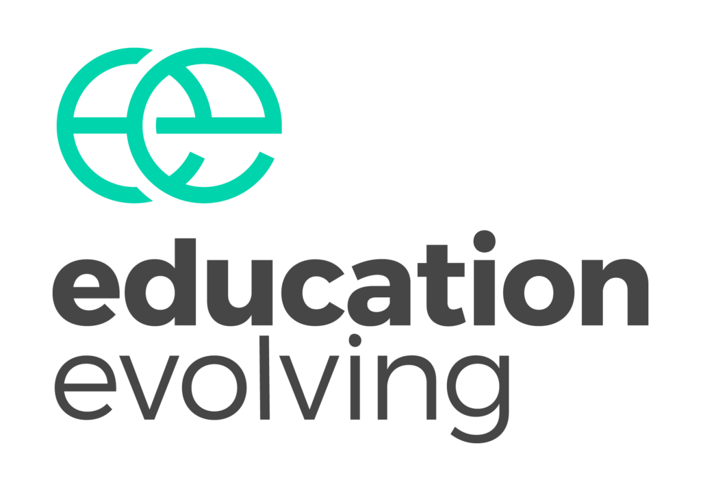 Education Evolving stacked logo in full color