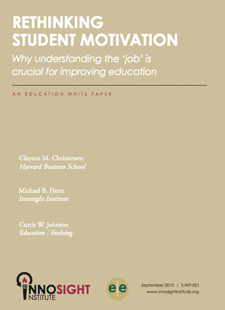 Rethinking Student Motivation White Paper Cover